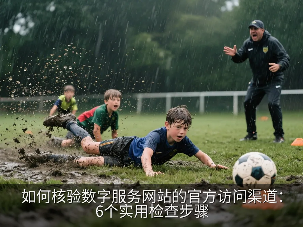 简洁的设备屏幕与核验清单构成的数字服务安全提示画面